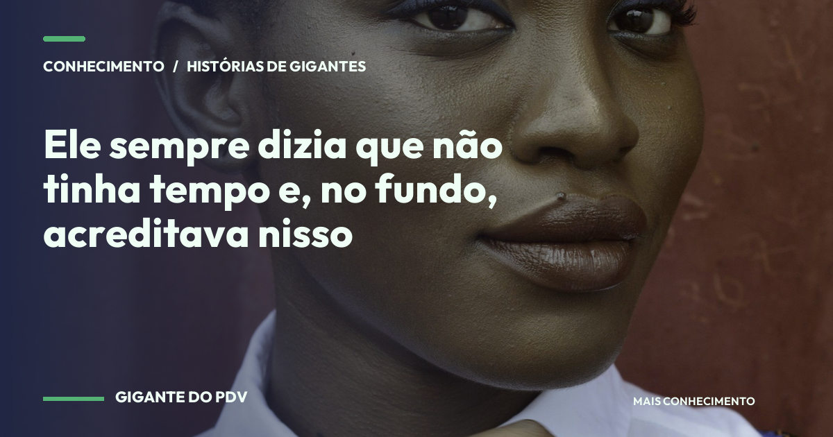 Imagem editorial contextual: Ele sempre dizia que não tinha tempo e, no fundo, acreditava nisso