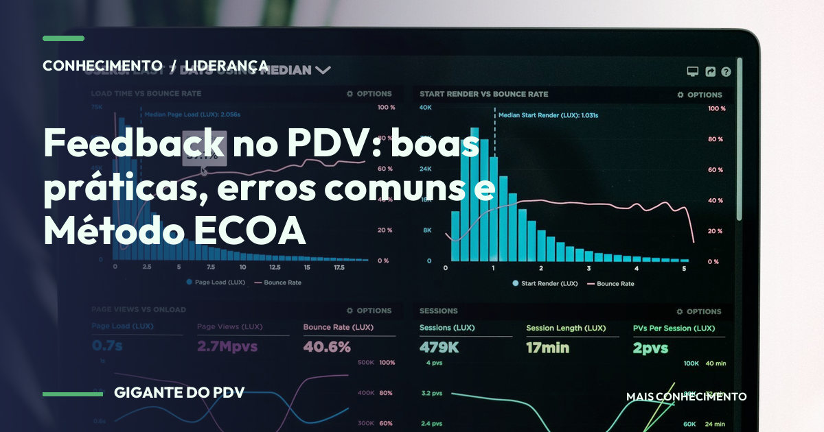 Imagem editorial contextual: Feedback no PDV: boas práticas, erros comuns e Método ECOA