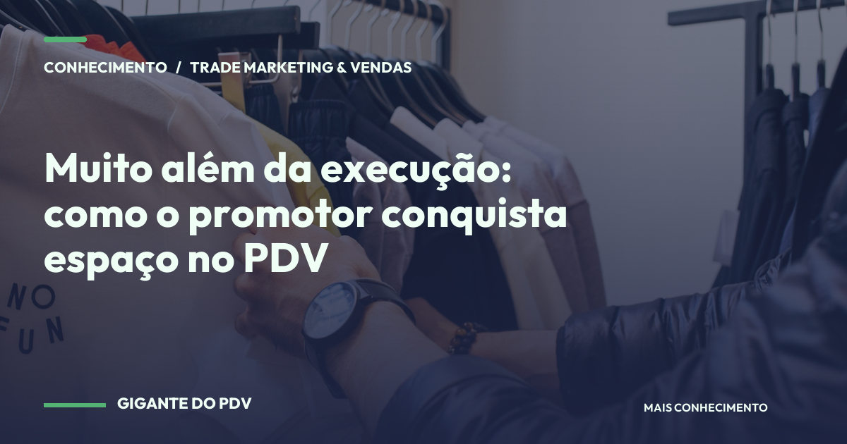 Imagem editorial contextual: Muito além da execução: como o promotor conquista espaço no PDV