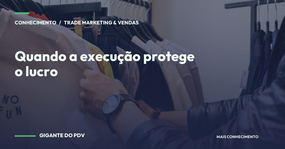 Imagem editorial contextual: Quando a execução protege o lucro